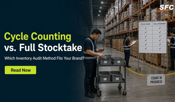 Cycle Counting vs. Full Stocktake: Which Inventory Audit Method Fits Your Brand?