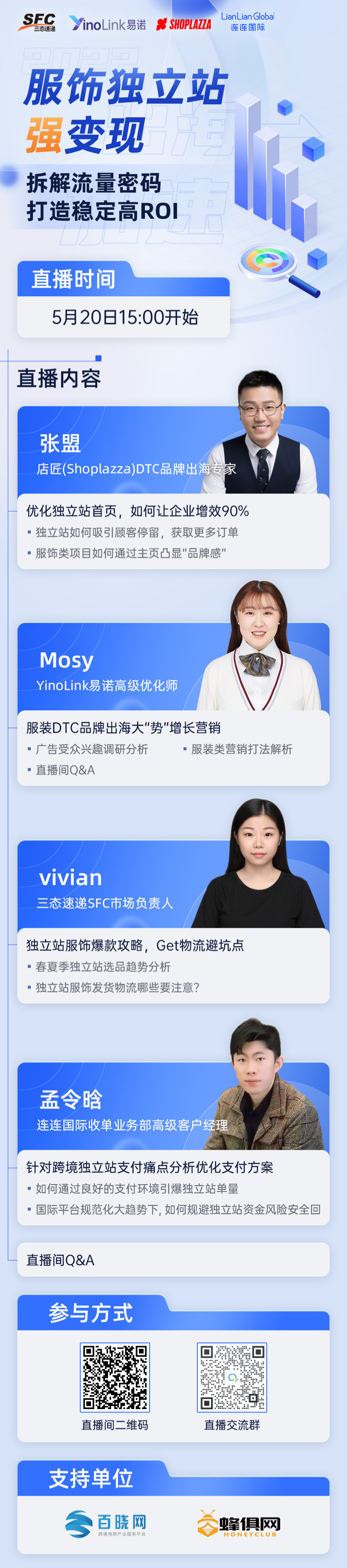 独立站服饰出海直播 独立站服饰强变“现”打造专属高ROI