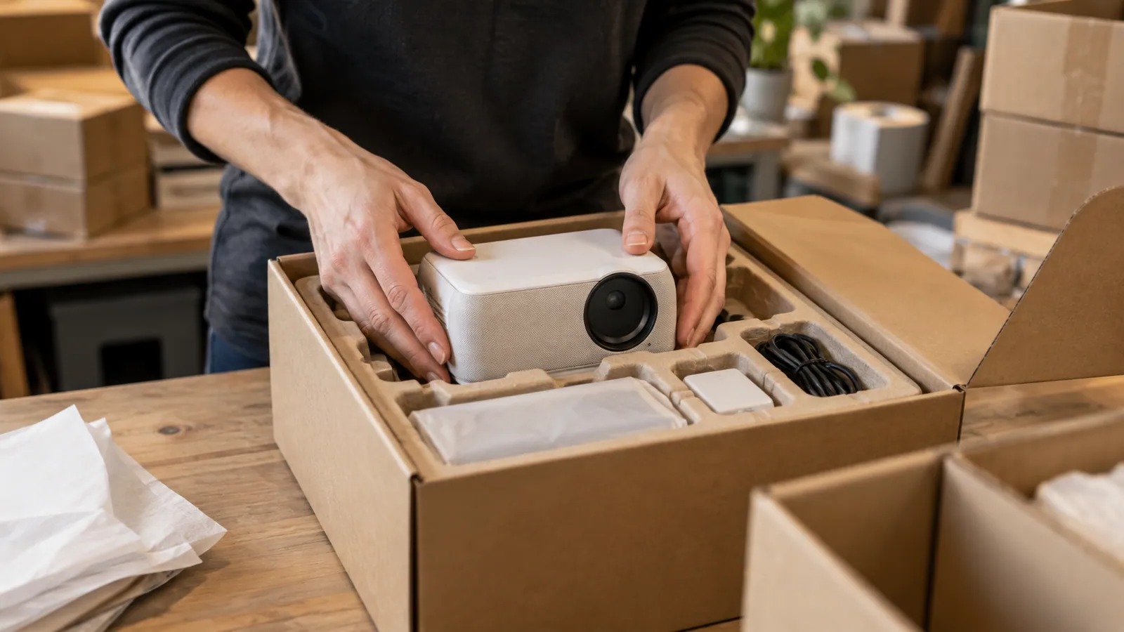 Custom crowdfunding reward kitting and protective packaging
